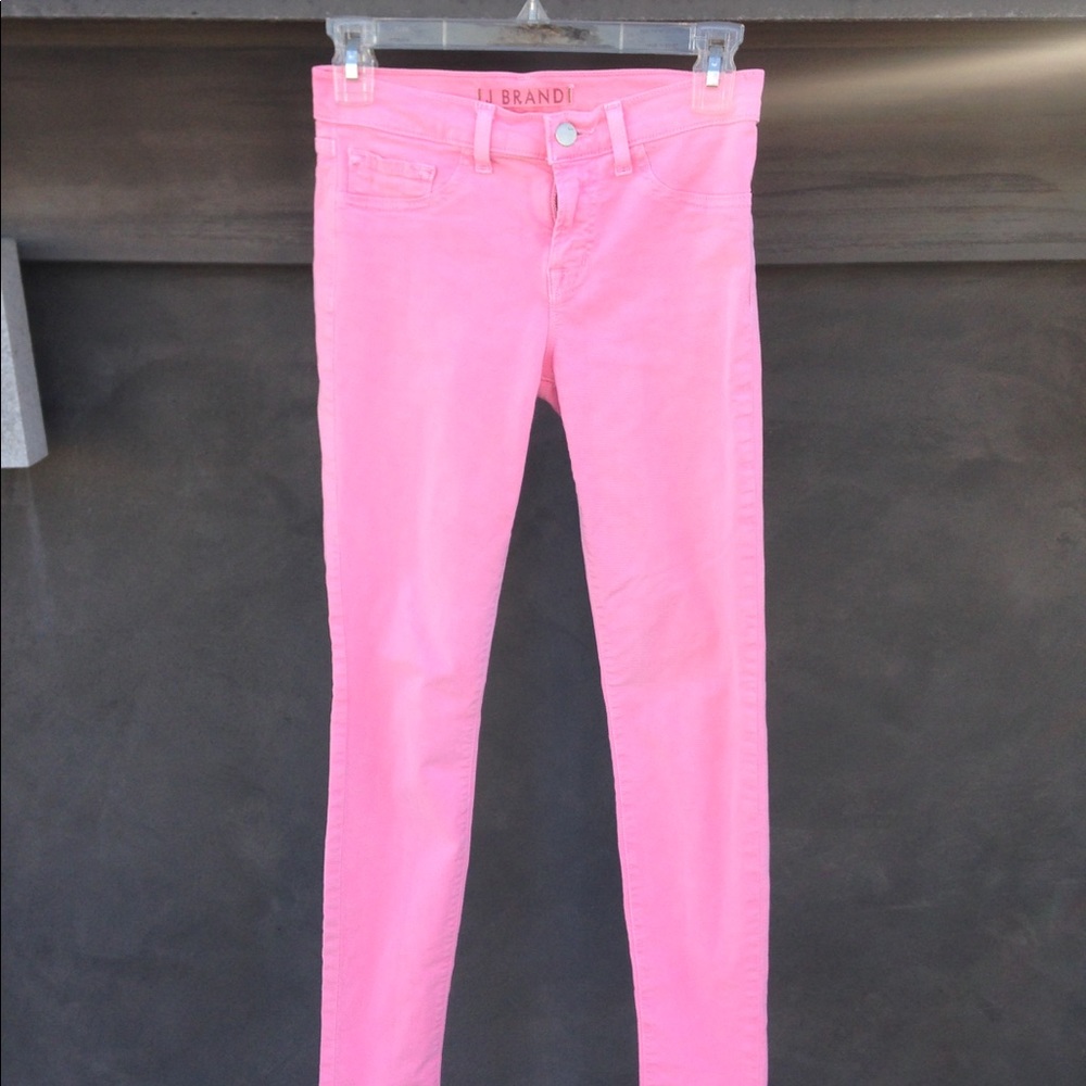 J brand pink skinny jeans